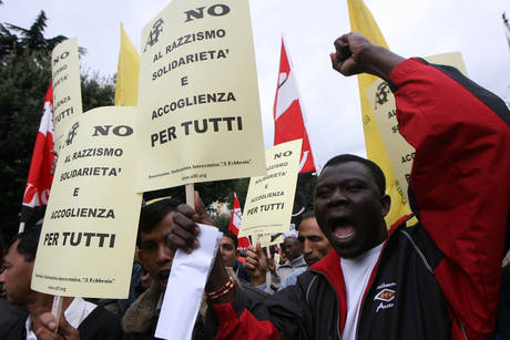 Corteo a Roma contro il razzismo